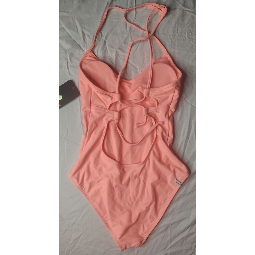 NWT Body Glove Smoothies Sandbar One-Piece Swimsuit Size XS Coral 39506362 Surf - Picture 3 of 12
